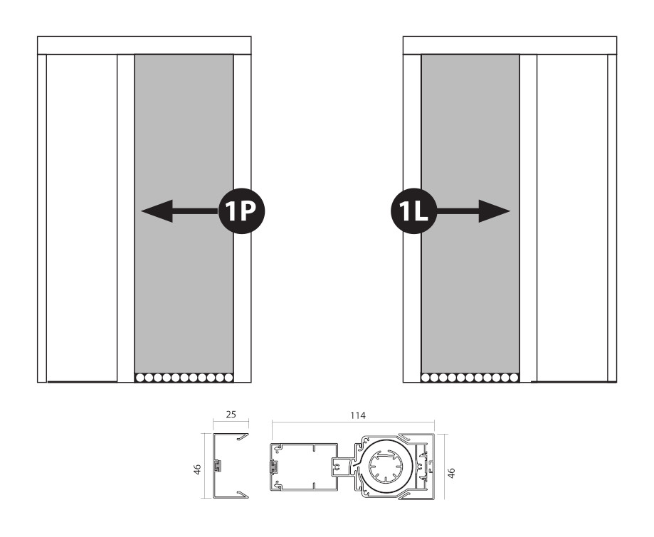 Specifikationer of the Single Rolled MONUMO Door Mosquito Net